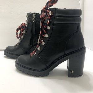 Sam Edelman Shoes | Sam Edelman, Sade Lace Up Ankle Boots | Color: Black | Size: 5 | Joseaguilera532's Closet